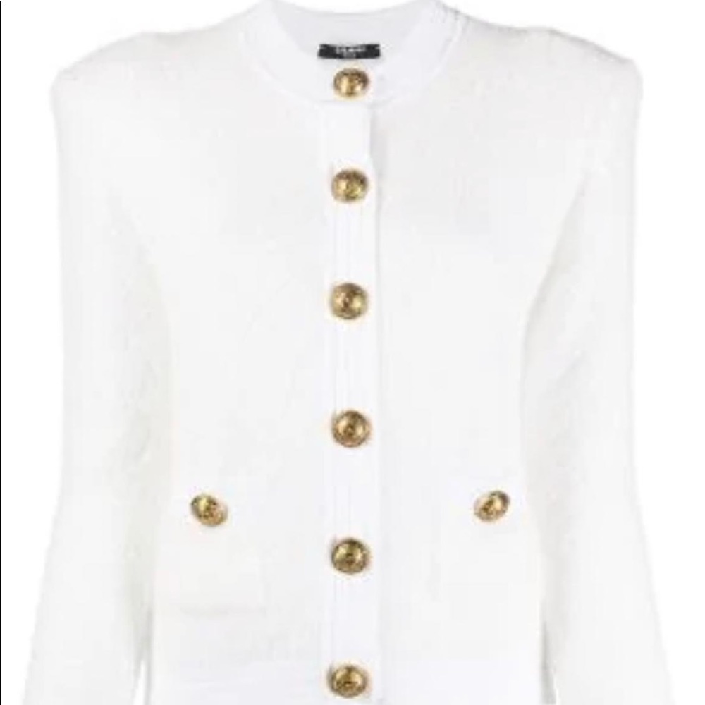 Balmain buttoned sweater